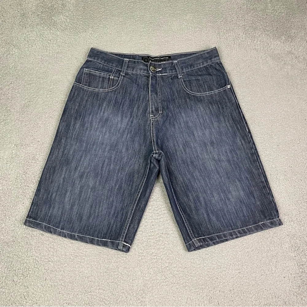 Vintage y2k South‎ Pole embroidered baggy jean shorts